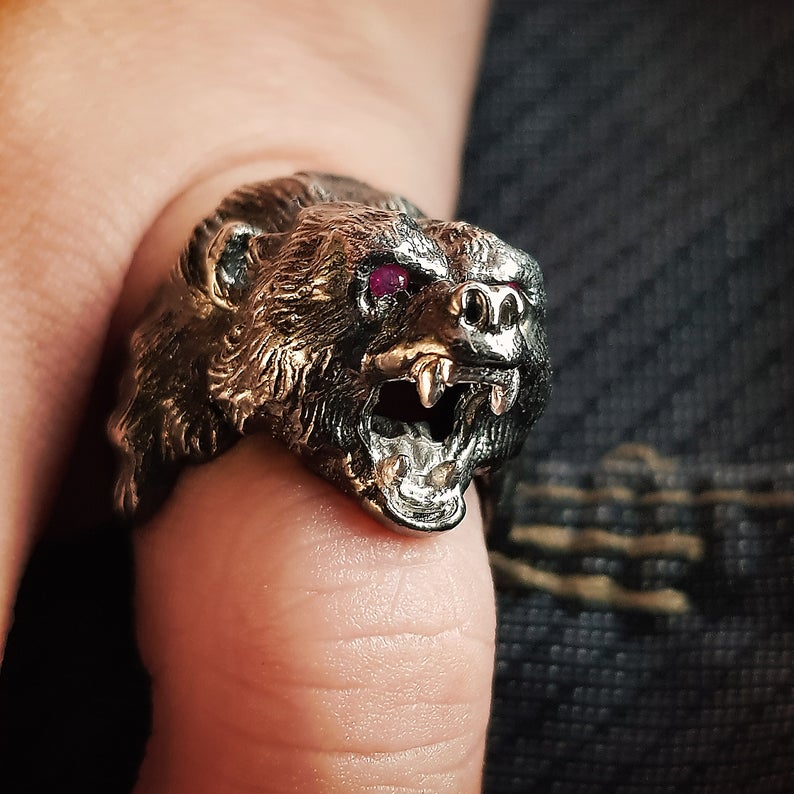 black bear ring
